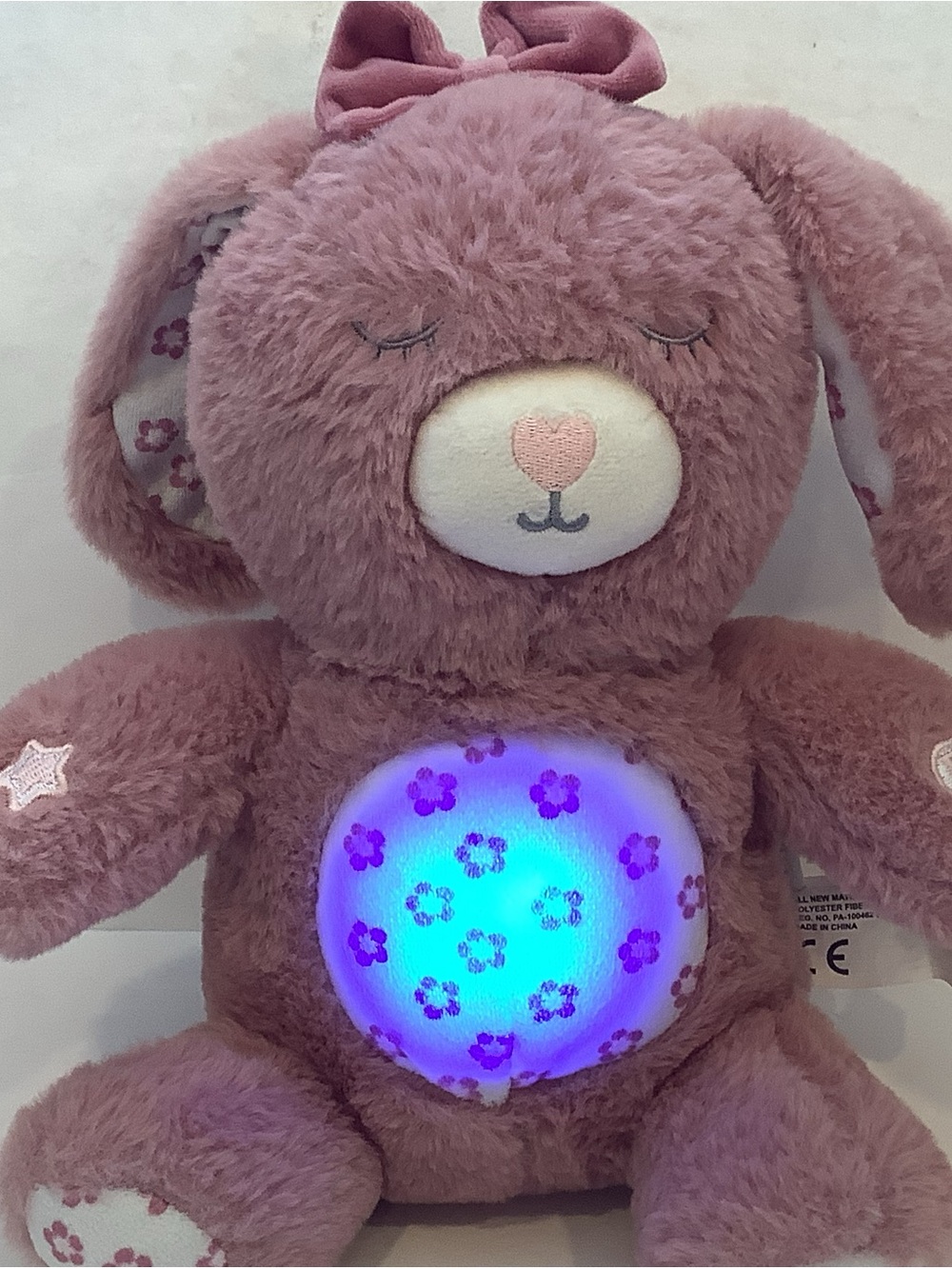 Dreamgro Light Plush Bunny with Flower-Projection Nightlight MUSIC NOT WORKING